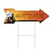 Signmission Haunted House Arrow Yard Sign Funny Home Decor 36in Wide C-ARROW12-999828 - alternate 1